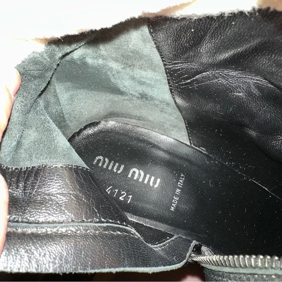 Miu Miu Leather Boots - Picture 5 of 8